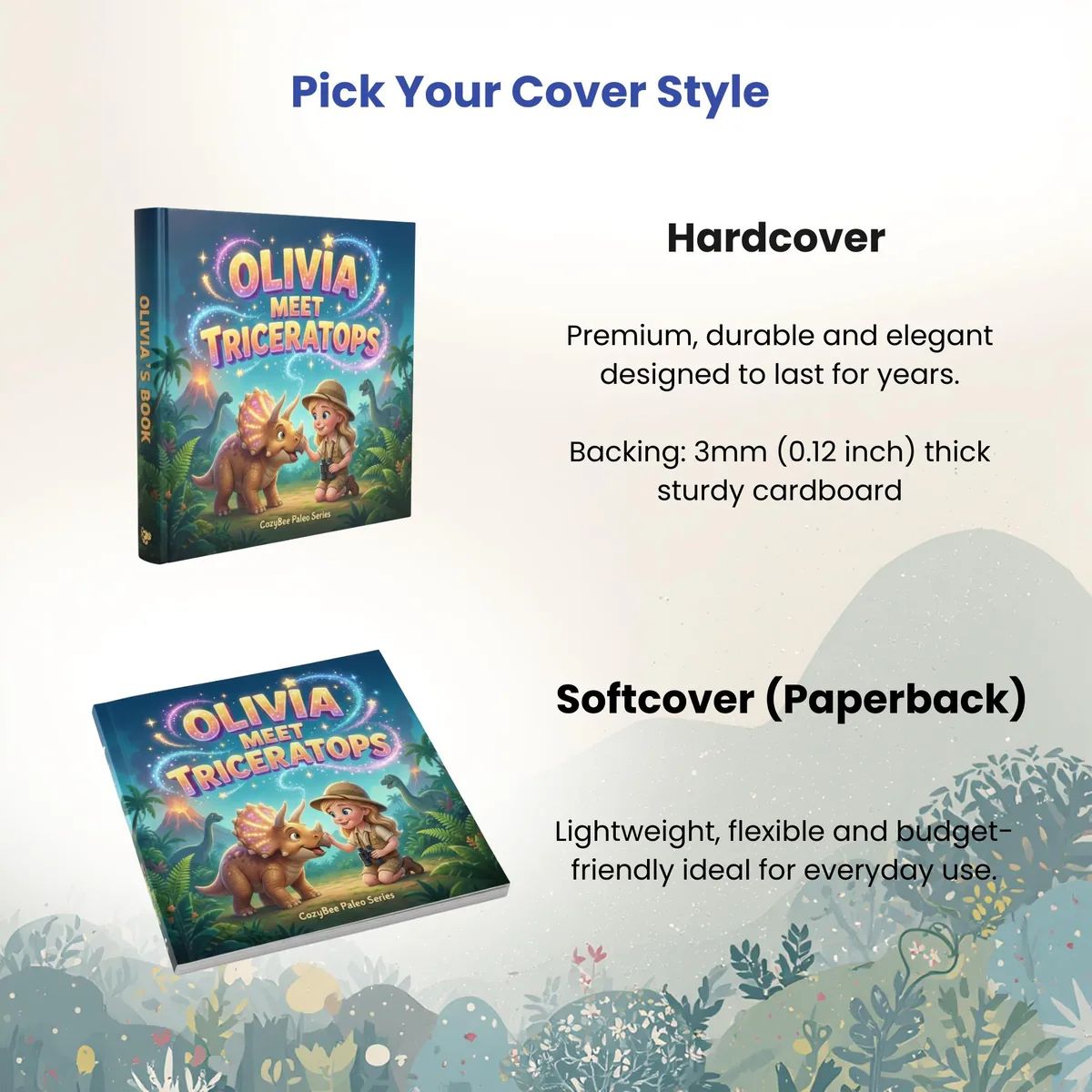 Personalised Dinosaur Storybook — inside the book, picture 6 of 6
