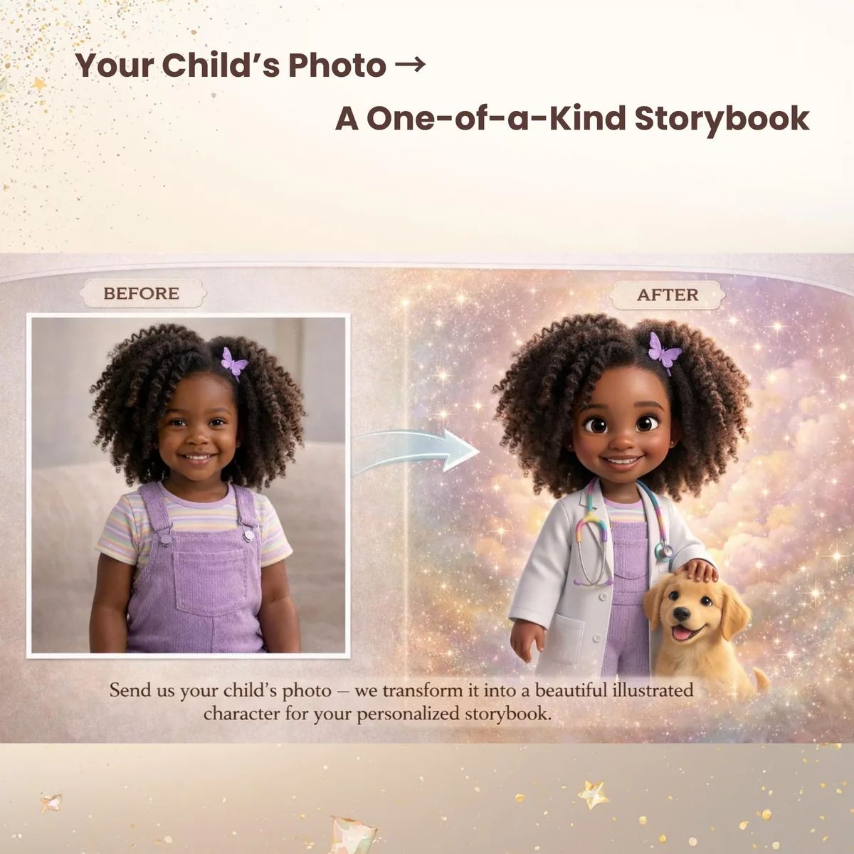 Personalised You Can Be Anything Storybook — inside the book, picture 5 of 7