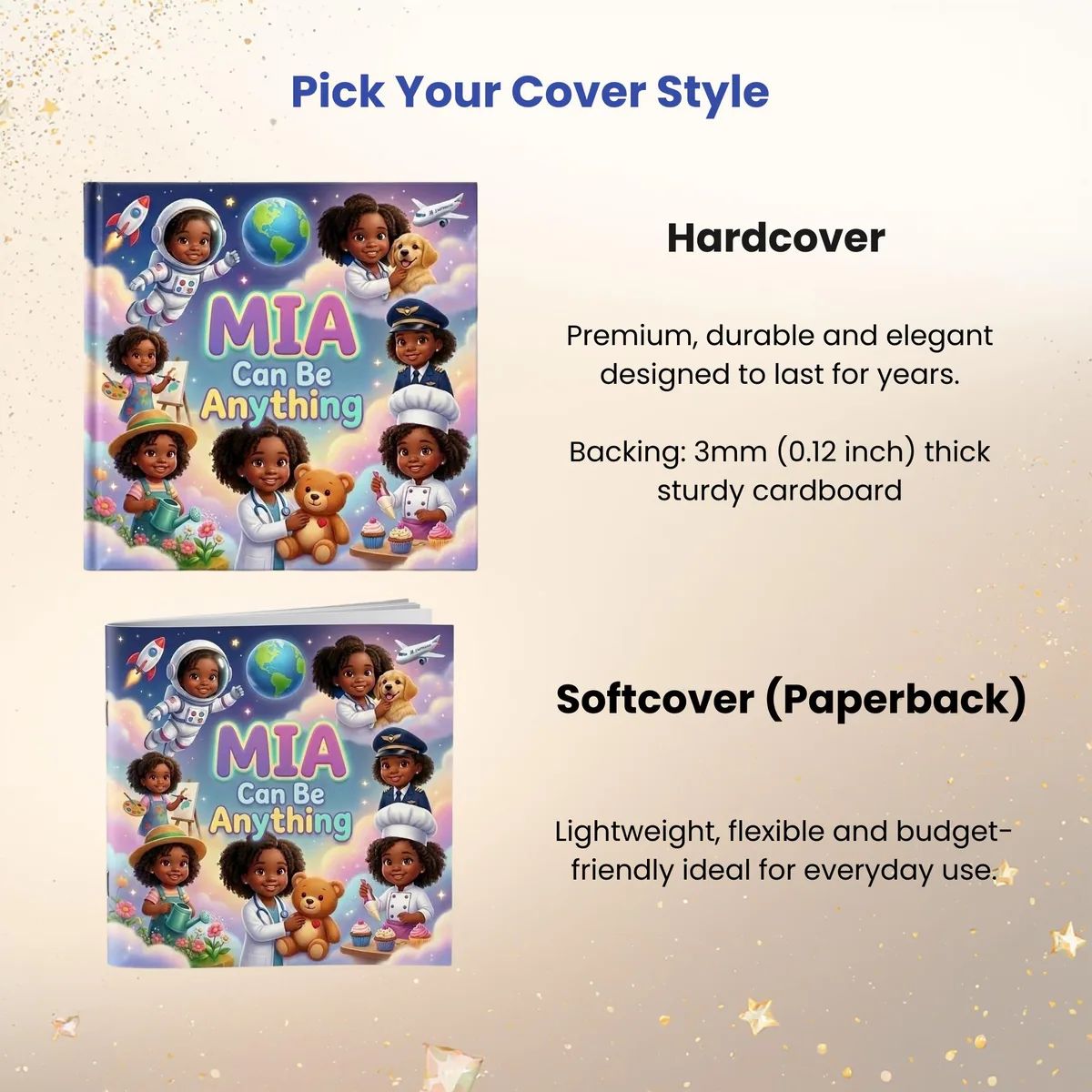 Personalised You Can Be Anything Storybook — inside the book, picture 7 of 7