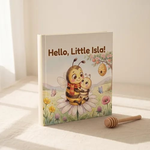 Personalised Bumble Bee Baby Book