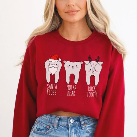 Christmas Dental Sweatshirt - Cozy Bee Studio