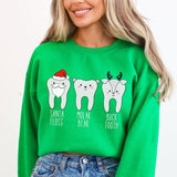 Christmas Dental Sweatshirt - Cozy Bee Studio