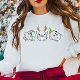 Christmas Pug Sweatshirt - Cozy Bee Studio