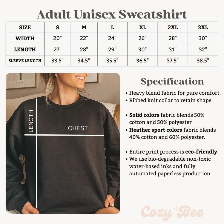 Dead Inside Because of PA School Sweatshirt - Cozy Bee Studio