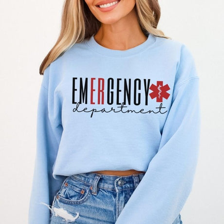 Emergency Department Sweatshirt - Cozy Bee Studio