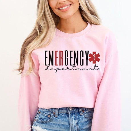 Emergency Department Sweatshirt - Cozy Bee Studio