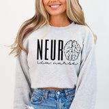 Neuro ICU Nurse Sweatshirt - Cozy Bee Studio