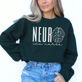 Neuro ICU Nurse Sweatshirt - Cozy Bee Studio