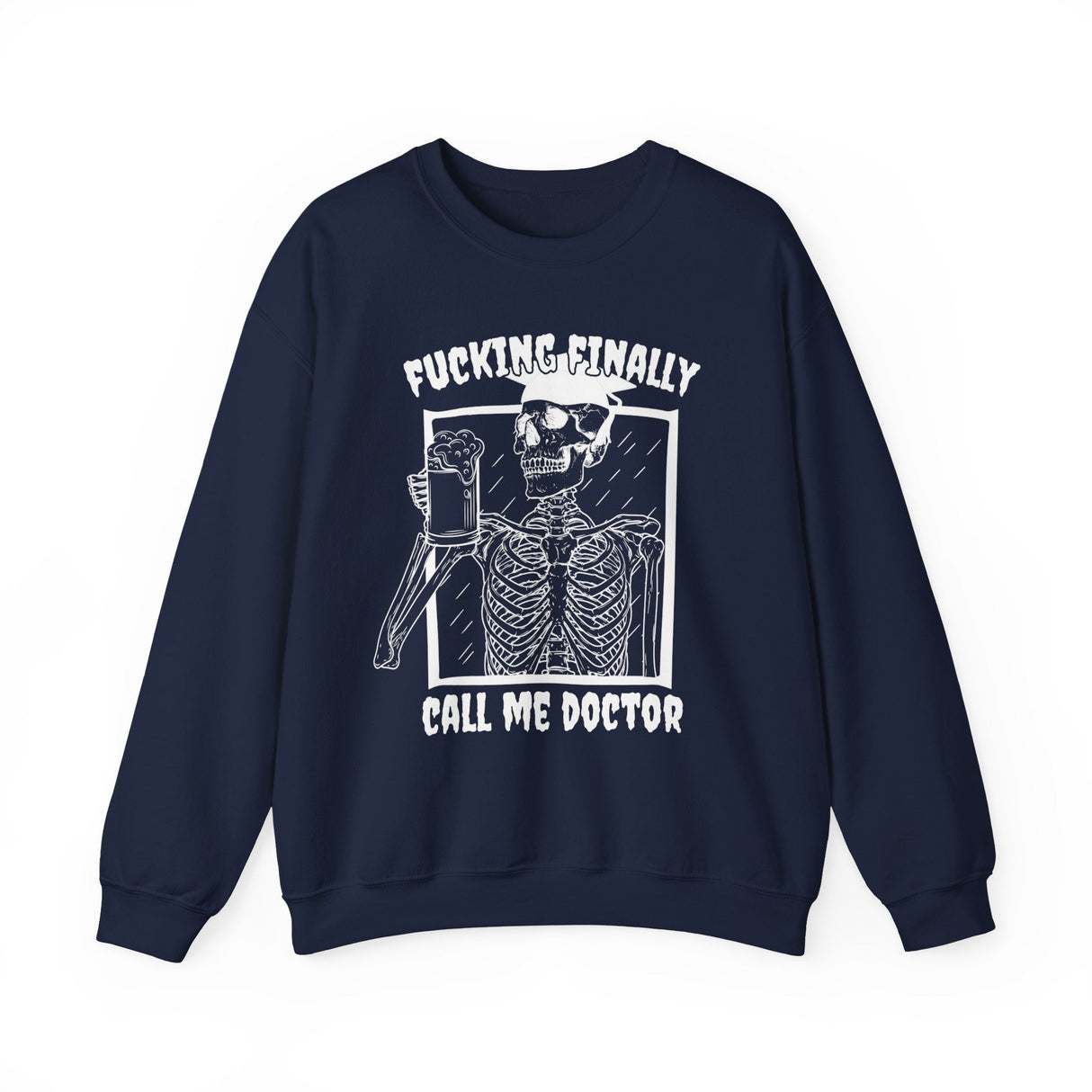 Call Me Doctor Sweatshirt - Cozy Bee Studio