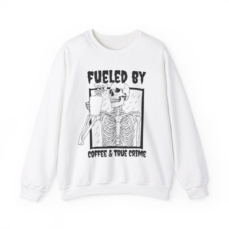 Fueled By Coffee and True Crime Sweatshirt - Cozy Bee Studio