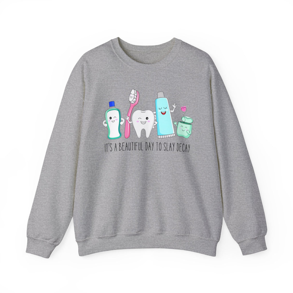 It's A Beautiful Day To Slay Decay Sweatshirt - Cozy Bee Studio